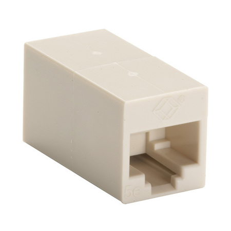 BLACK BOX Cat5E Coupler, Straight-Pinned, Unshield FM507-R2